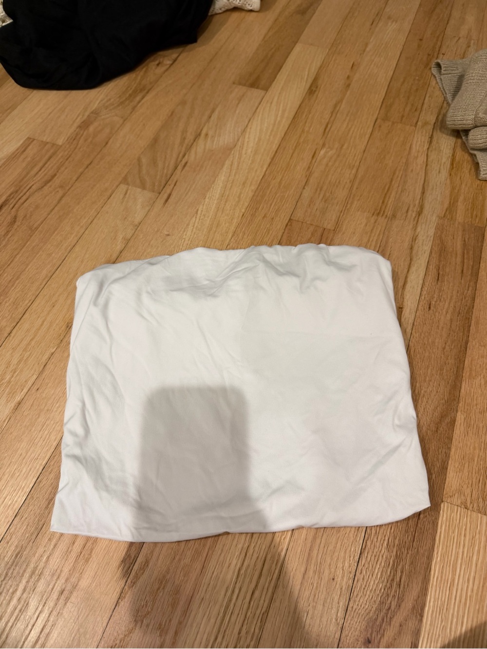 SHEIN White Strapless Tube Top